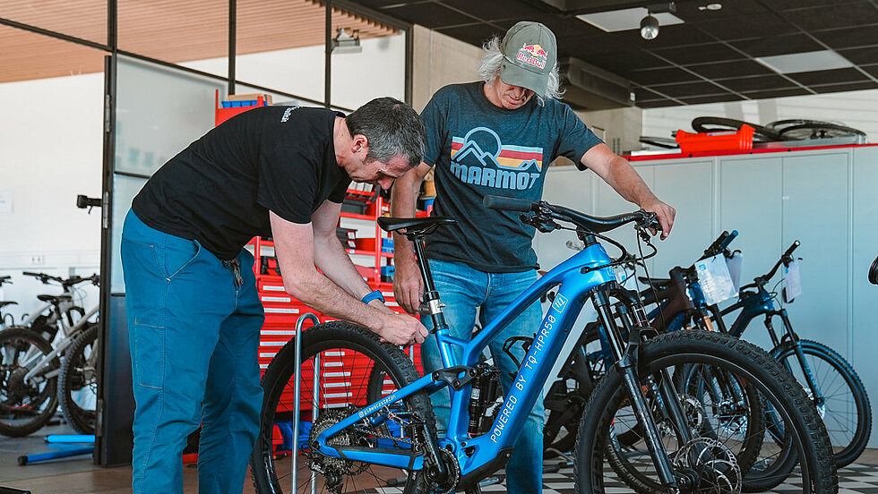 Bike workshop at TQ