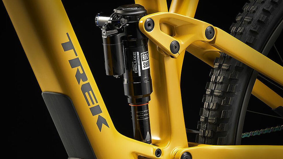 Trek Fuel EXe e-bike with RockShox damper