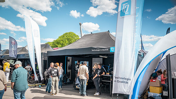 TQ stand at the Riva Bike Festival