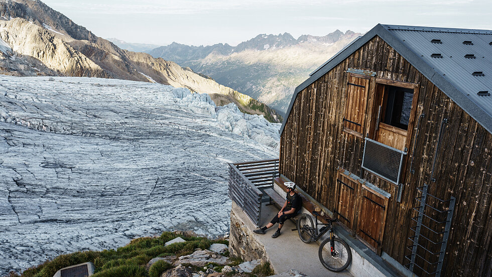 Blick auf den Gletscher