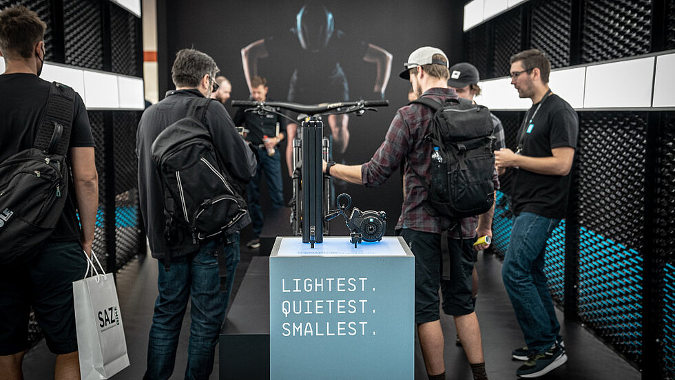 Exhibit at the TQ e-bike trade fair stand