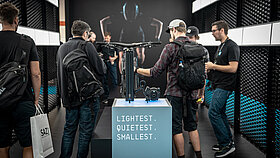 Exhibit at the TQ e-bike trade fair stand