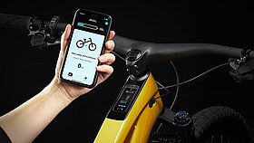 Biker connects Trek Fuel EXe e-bike with TQ app