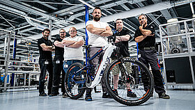 Production team presents e-bike with TQ drive system