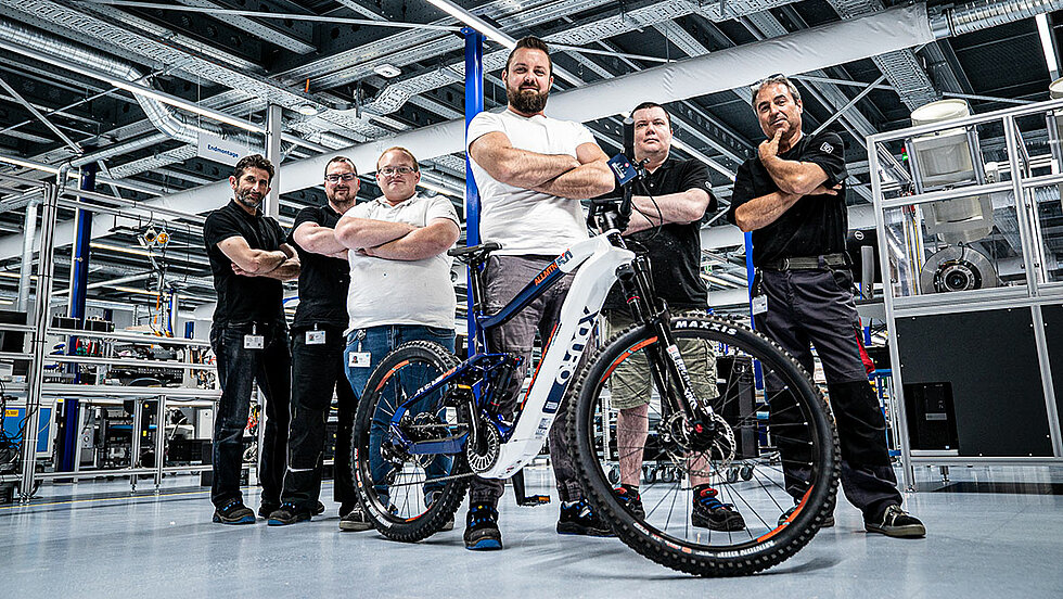 Production team presents e-bike with TQ drive system