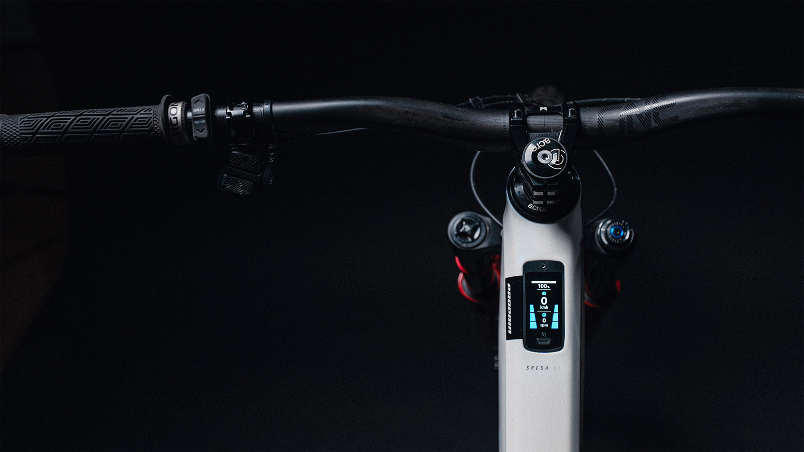Detailansicht Display im E-Bike Lenker