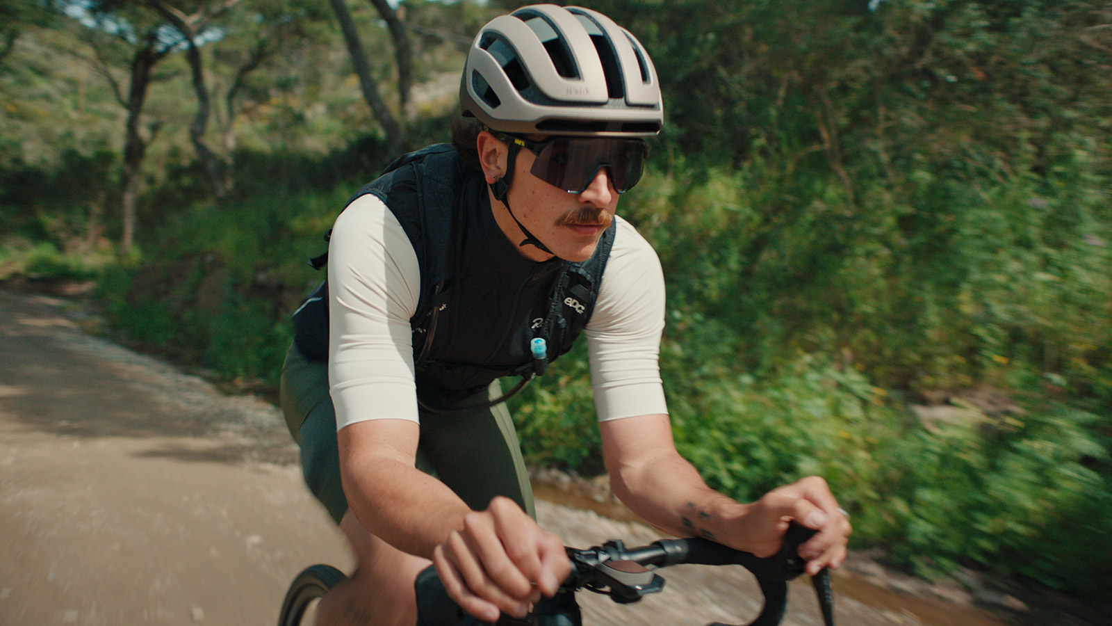 Gravel bike rider